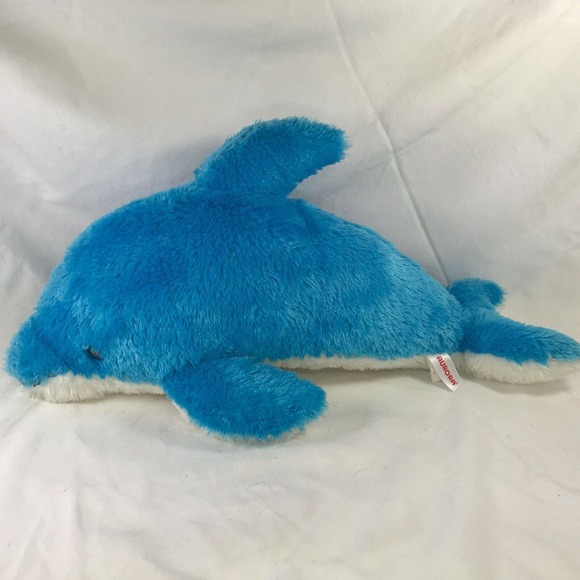 Aurora World Blue Ivory Dolphin 20" Large Stuffed Plush SOFT | RARE/Hard To Find - Picture 3 of 6